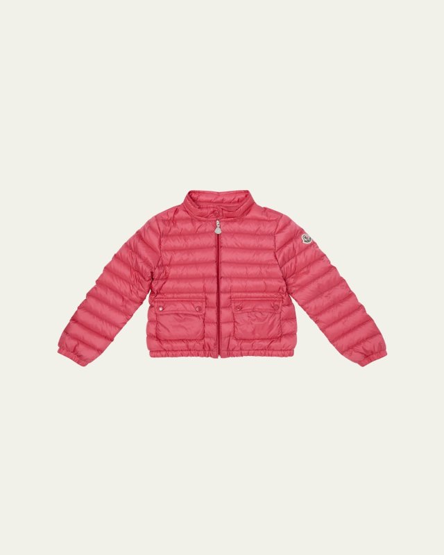 Girl's Lans Quilted Down Jacket, Size 12-14